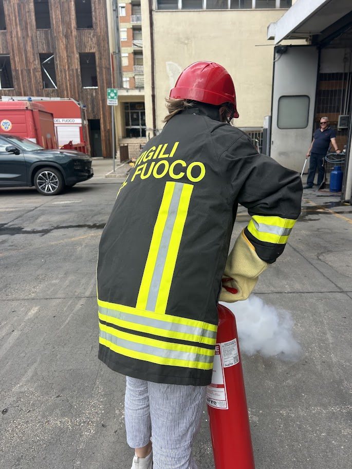 Esercitazione antincendio Vigili del Fuoco